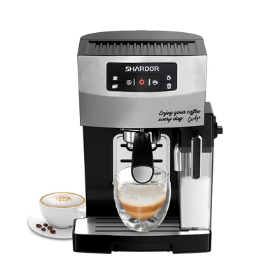 Máquina del café del ABS con fabricante de café express del Latte del capuchino del café de Frother SS304 de la leche el solo