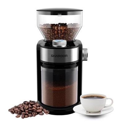 Pequeños amoladora de café francesa de determinación de la prensa del café express de Burr Coffee Grinder 240g 16 planos