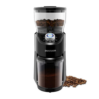 14 ajustes cónicos ajustables de la rutina de Burr Coffee Grinder Espresso Extensive