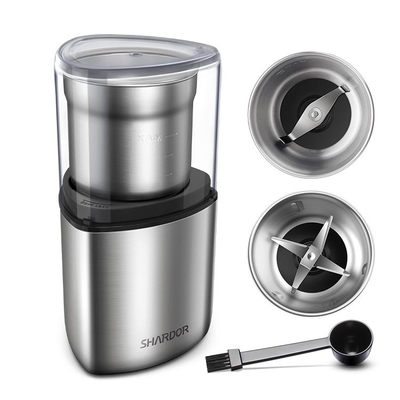 Las tazas dobles condimentan la amoladora eléctrica Stainless Steel del molino del uso multi mojado seco de la máquina de pulir