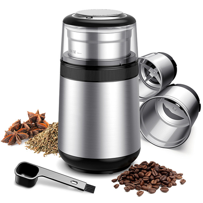 2 tazas desprendibles de café de la función multi Bean Grinder eléctrico ajustable del fabricante 200W