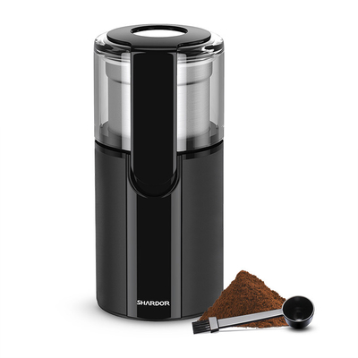 Especia negra Mini Coffee Grinder eléctrico 110V 220V grueso o fino con la taza de Removeable