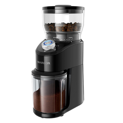 Luz profesional de Burr Grinder LED de la pantalla táctil automática con Bean Hopper desprendible