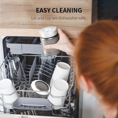 Café eléctrico blanco ajustable Bean Grinder Portable 10 ajustes con el cuenco de acero inoxidable
