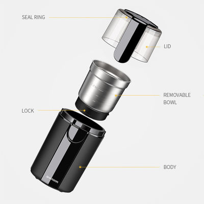 Acero eléctrico CG628B de Removable Cup Stainless de la amoladora de café del hogar desmontable limpio fácil