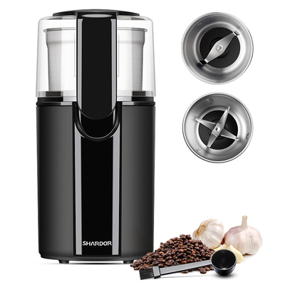 Amoladora media Garlic Removable del molino de café del polvo máquinas del café del hogar de 2 tazas 200W