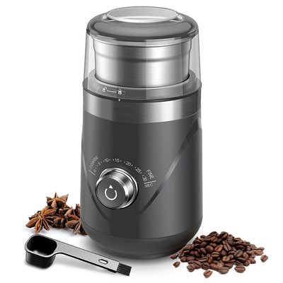 Café Bean Grinder del PDA de Grey Electric Coffee Grinder SS304 150W
