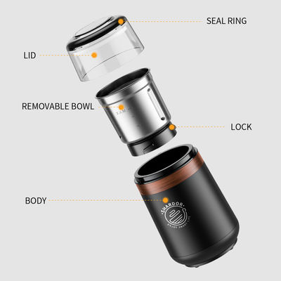 Canela Mini Electric Espresso Maker, fabricante del perejil de café auto de la rutina de la capacidad 70g