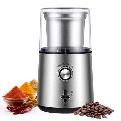 Capacidad eléctrica multifuncional de UK Plug 80g de la amoladora de café con la amoladora Cup de Removeable