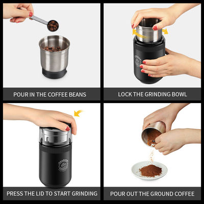 CB de la máquina de café express del ABS eléctrico de la amoladora del hogar 150W pequeños