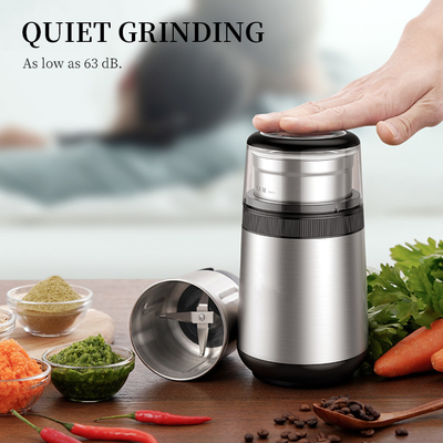 Fabricante de café eléctrico del goteo de la función de las nueces de las tazas desprendibles multi de Herb Spice Grinder Machine 2