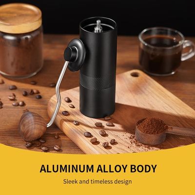 CE de Aluminium Alloy Portable de la amoladora de café de Burr Small Handheld Mini Hand