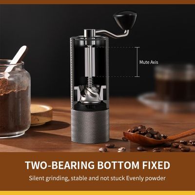 Mini Adjustable Manual Coffee Grinder, amoladora de café de acero inoxidable de la mano Portable