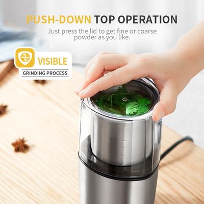 Uso seco mojado de encargo Burr Grinder con pilas desprendible de la amoladora de café de la pequeña cuchilla CG725