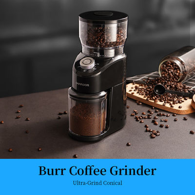 12 tazas de Burr Coffee Grinder 14 cónicos del profesional de pulido del ajuste