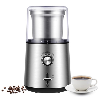 SS304 Mini Espresso Coffee Machine Bean condimenta el molino de pulido