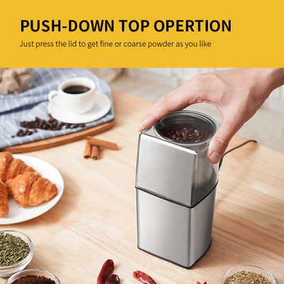 café sin cuerda recargable Bean Grinder With Removable Cups de la amoladora de café 70g 200W