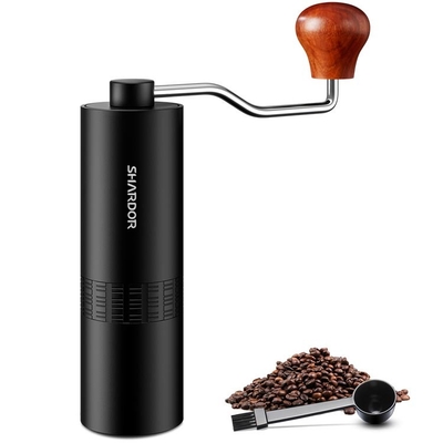 Amoladora de café del goteo de la mano del café express que acampa Portable Manual Flat Burr Grinder Homeuse