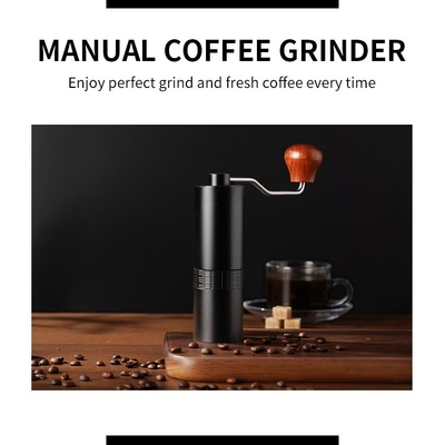 Amoladora de café del goteo de la mano del café express que acampa Portable Manual Flat Burr Grinder Homeuse