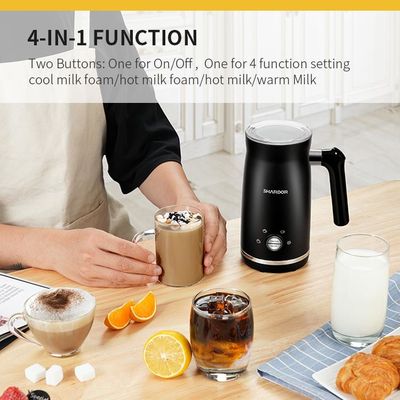Máquina comercial negra del vapor de la leche del café express de la leche de Frother del calor eléctrico del calentador