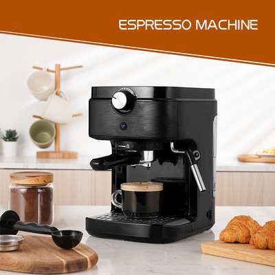 15 italiano del Latte del capuchino del café express del tanque de agua de la vara 0.9L de Frother del vapor de la leche de la bomba de la barra