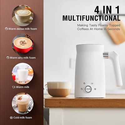 4 en 1 leche eléctrica de acero inoxidable Frother de la leche del Latte automático comercial del vapor