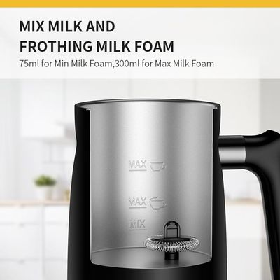 4 en 1 leche eléctrica de acero inoxidable Frother de la leche del Latte automático comercial del vapor