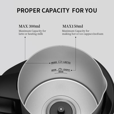 4 en 1 jarra automática comercial eléctrica de Frother Nespresso de la leche con las tazas desprendibles