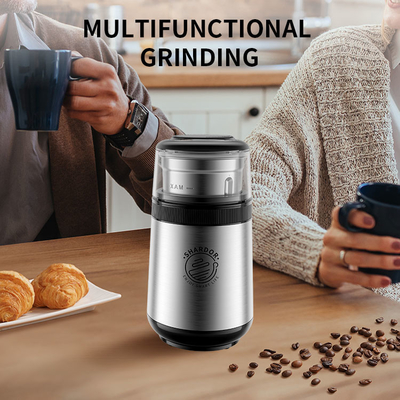 máquina funcional multi SS304 Burr Grinder Coffee Maker desprendible del café 150W
