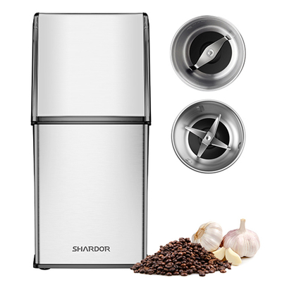 Pequeña UL eléctrica Mini Electric Coffee Maker de Bean Grinder ETL del café del ODM 2 tazas de Removeable