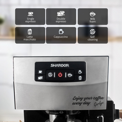 Máquinas de café express multifuncionales del café del capuchino del One Touch 1450W de la máquina del café del ODM del OEM