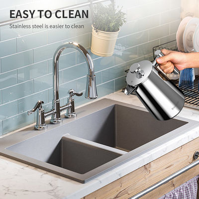 La pared del doble 34OZ aisló el estilo clásico francés SS304 del fabricante de café de la prensa