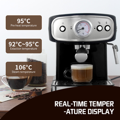 15 amoladora de café eléctrica del café de la bomba 850W de la barra de la máquina del PDA multifuncional del café express