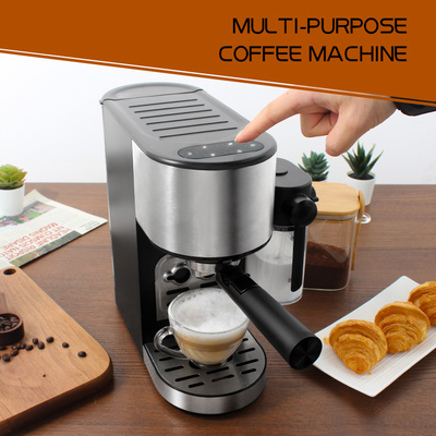 Acero inoxidable del café express del café del ABS multifuncional profesional de la máquina con la leche Frother