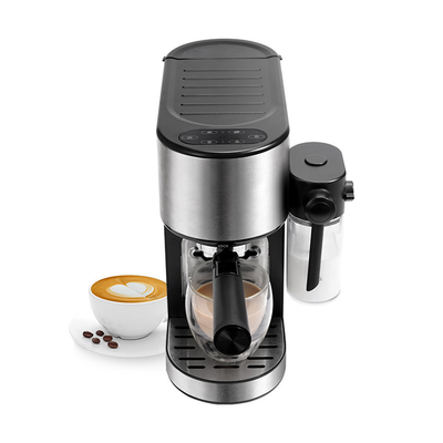 Acero inoxidable del café express del café del ABS multifuncional profesional de la máquina con la leche Frother