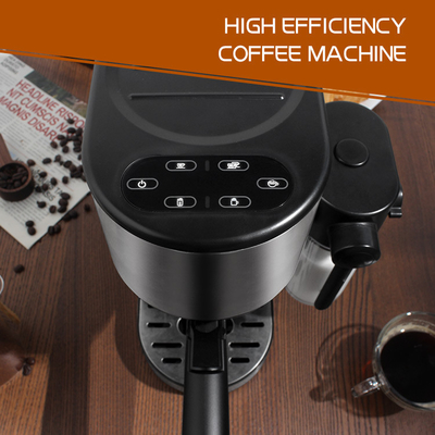 Acero inoxidable del café express del café del ABS multifuncional profesional de la máquina con la leche Frother