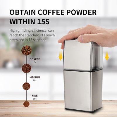 Amoladora sin cuerda recargable de la especia de la amoladora de café del ABS SS304 200W
