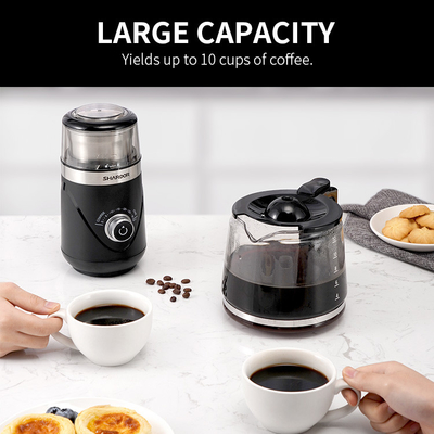 Fabricante de café express eléctrico portátil automático de la capacidad CG638B de Bean Grinder 70g del café del ABS