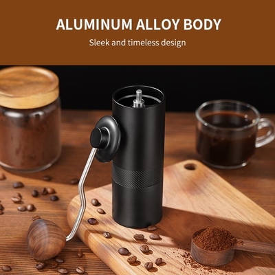 Logotipo de Precise Portable DIY de la amoladora de café de Burr Espresso Stainless Steel Manual