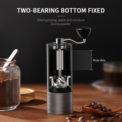 Amoladora de café manual de la cultura del café Stainless Steel Conical Burr Mini