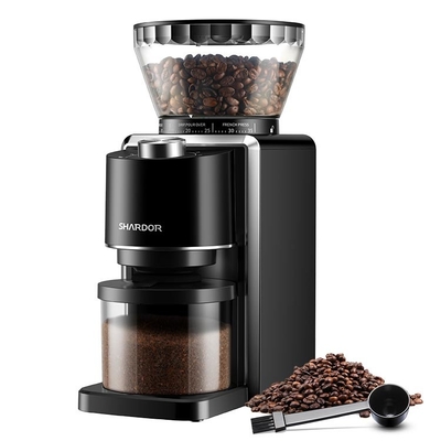 2 - Luz azul ajustable de Burr Coffee Grinder Safety Lock LED del hogar estático anti de 12 tazas